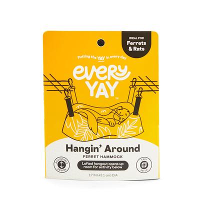 EveryYay Snooze Fest Assorted Nylon Plush Ferret Hammock, X-Large
