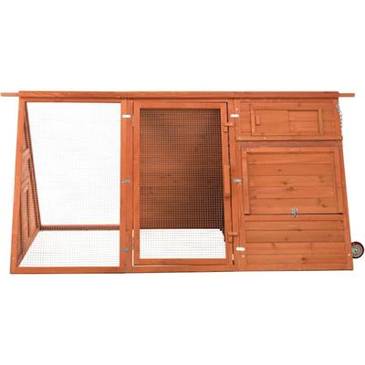 TRIXIE Chicken Coop with Run, 38.5" L X 80.25" W X 36.25" H