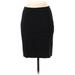 Elie Tahari Casual Skirt: Black Solid Bottoms - Women's Size 0