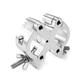 Swivel Coupler Clamp Truss Goalpost DJ Stage Lighting 48-51mm 500kg Aluminium