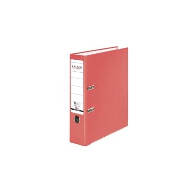 Falken 11285632 20x Recycolor-Farb-Ordner A4, Rücken 80mm, mit geklebtem Rückenschild - Rot Image