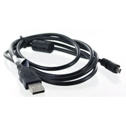 AGI USB-Datenkabel kompatibel mit Casio Exilim EX-ZS10 Image