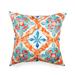 "Liora Manne Illusions Madrid Indoor/Outdoor Pillow Aqua 18"" Square - Trans Ocean Import Co 7IL8S330394"