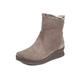 Avena Damen Stiefeletten Beige einfarbig