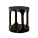 Carrie Transitional End Table, Antique Black - 23.5 H x 22 W x 22 L Inches