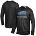 Men's Alternative Apparel Heathered Black Assumption Greyhounds Keeper Long Sleeve T-Shirt