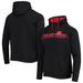 Men's Under Armour Black Texas Tech Red Raiders 2021 Sideline Fleece Raglan Pullover Hoodie