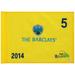 PGA TOUR Event-Used #5 Yellow Pin Flag from The Barclays Playoffs on August 21st to 24th 2014