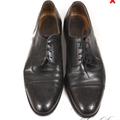 Gucci Shoes | Gucci Vintage Black Leather Medallion Toe Captoe Shoes 42 | Color: Black | Size: 9