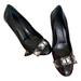 Burberry Shoes | Burberry Made In Italy Buckle Pumps | Color: Black/Brown | Size: 39