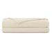 Eastern Accents Brera Flannel Cotton Blanket Cotton in White | 90 W in | Wayfair BLK-32-IV