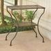 Lark Manor™ Arvind Metal Buffet & Console Outdoor Table Metal in Brown | 28 H x 28.5 W x 15 D in | Wayfair F8595479A1FE45AC9357769E81A75341