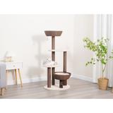 PetPals Pharaoh-Natural, Aesthetic Handwoven Cat Tree, Eco-Friendly & Sustainable Large Cat Tower Rope/Cardboard/Manufactured in Brown | Wayfair