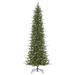 The Holiday Aisle® 9' H Slender Green Realistic Artificial Pine Christmas Tree w/ 350 Lights in Green/White | 3.83 W x 46 D in | Wayfair