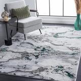 Gray/Green 79 x 0.55 in Area Rug - Mercury Row® Pressley Abstract Ivory/Gray/Green Area Rug | 79 W x 0.55 D in | Wayfair