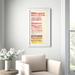 Joss & Main Swatch Rose by Susan Hable - Picture Frame Graphic Art Paper in Pink/Red/Yellow | 38.5 H x 22.5 W x 1.25 D in | Wayfair