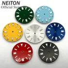 NEITON 28.5mm/31mm noir bleu vert rouge jaune cadran de montre lumineux ajustement NH36 ETA2824 2836 Miyota 8215 DG2813 3804 NH35 mouvement