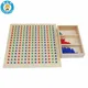 Jouet d'apprentissage des maths Montessori pour enfant jeu éducatif alth matériel fuchsia petite