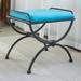 Cambridge Iron Vanity Stool with Cushion