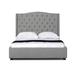 Bed Is Made Of Fabric, Sponge, Non-Woven Fabrics And Medium Density Fiberboard - Light Grey