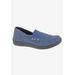 Women's Posy Flat by Drew in Navy Canvas (Size 8 1/2 M)