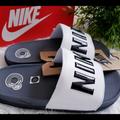 Nike Shoes | Nike Men's Offcourt Slide Sandals Size 9 | Color: Black/White | Size: 9