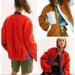 Free People Jackets & Coats | Free People Chili Combo Jacket Nwt | Color: Purple/Red | Size: M