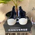 Converse Shoes | Converse Suede Cable Platforms | Color: Black | Size: 6