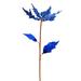 Vickerman 32" Glitter Poinsetta Artificial Christmas Spray Plastic in Blue | 32 H x 11 W x 11 D in | Wayfair RX193502