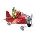 The Holiday Aisle® Small Airplane w/ Lighted Christmas Tree Metal | 12 H x 29.5 W x 22 D in | Wayfair 7257C500EB124F749E5EBAA4EC41EA69
