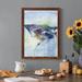 Orren Ellis Gliding On Ice II Premium Framed Canvas - Ready To Hang Canvas, Solid Wood in Blue | 24 H x 20 W x 1 D in | Wayfair