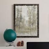 Orren Ellis Thicket Of Trees II Premium Framed Canvas - Ready To Hang Canvas, Solid Wood in Black/Green/White | 44 H x 31 W x 1 D in | Wayfair