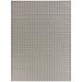 Black/White 63 x 0.01 in Area Rug - Winston Porter Bortzer Cream/Black Geometric Print Indoor/Outdoor Area Rug | 63 W x 0.01 D in | Wayfair