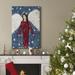 The Holiday Aisle® Angels Everyone II Premium Gallery Wrapped Canvas - Ready To Hang Canvas in Black/Blue/Green | 12 H x 8 W x 1 D in | Wayfair