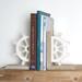 Longshore Tides Bookends, Wood in Brown/White | 7.75 H x 5.8 W x 3.8 D in | Wayfair 287B92386E364EAEB5D21DD19B99BC78