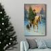 The Holiday Aisle® The Family Tree Premium Gallery Wrapped Canvas - Ready To Hang Canvas in Black/Blue/Green | 20 H x 16 W x 1 D in | Wayfair