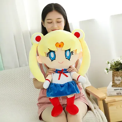 Jouet en Peluche Kawaii Sailor Moon Anime Chibiusa Goddess Doll Peluche enfants anniversaire bébé