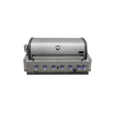 Mont Alpi MABi805 44-Inch 6-Burner 87000 BTU Built-In Liquid Propane / Natural Gas Stainless Steel Outdoor Kitchen Gas Grill
