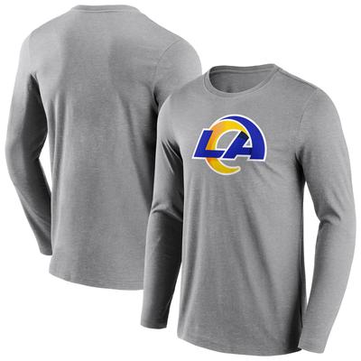 Los Angeles Rams Langarm-T-Shirt mit neutralem Farblogo - Herren Image