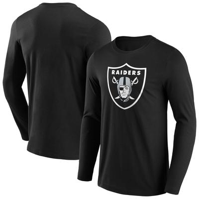Las Vegas Raiders – Langärmliges T-Shirt mit Primärfarben-Logo - Herren Image