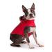 Red Reversible Elasto-Fit Dog Raincoat, X-Small