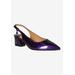 Women's Shayanne Slingback Pump by J. Renee in Purple (Size 6 1/2 M)