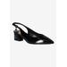 Wide Width Women's Shayanne Slingback Pump by J. Renee in Black (Size 13 W)