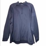 Adidas Shirts | Adidas Quarter Zip Mock Neck Pullover Navy Men’s | Color: Blue | Size: Xxl