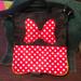 Disney Bags | Disney Minnie Mouse Nylon Crossbody | Color: Red/Brown | Size: 11”X10”X3” Adjustable Strap