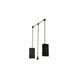 GTV Clothes 12kg Max. Load Black Pull Down Wardrobe Cabinet Hanging Rail Lift (C)