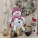 Northlight Seasonal 16" Red & White Sitting Snowman Christmas Tabletop Decoration, Faux Fur | 16 H x 14 W x 6 D in | Wayfair NORTHLIGHT CB89369