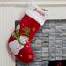 Personalization Mall Santa Claus Lane Personalized Stocking Polyester in Red/White | 17 H x 8 W in | Wayfair 16275-SM