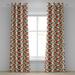 East Urban Home Ambesonne Floral Grommet Curtain, Lily Blooms Nature Herbs Doodle Style Flower & Foliage Arrangement | 96 H in | Wayfair