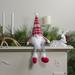 Northlight Seasonal 20.5" Red Gray & White Plaid Sitting Gnome Christmas Decoration | 22 H x 11.5 W x 5 D in | Wayfair NORTHLIGHT AD26821